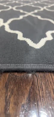Gray Quatrefoil Area Rug - photo 5