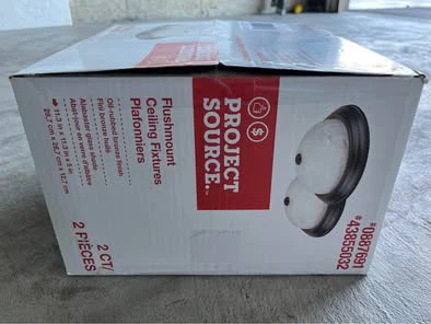Project Source Flushmount Ceiling Fixtures (2-Pack) - photo 3