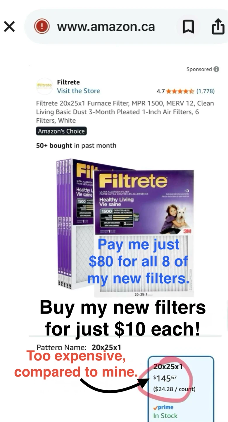 NEW: Factory Sealed “Filtrete” 20x25x1  Filters - photo 2