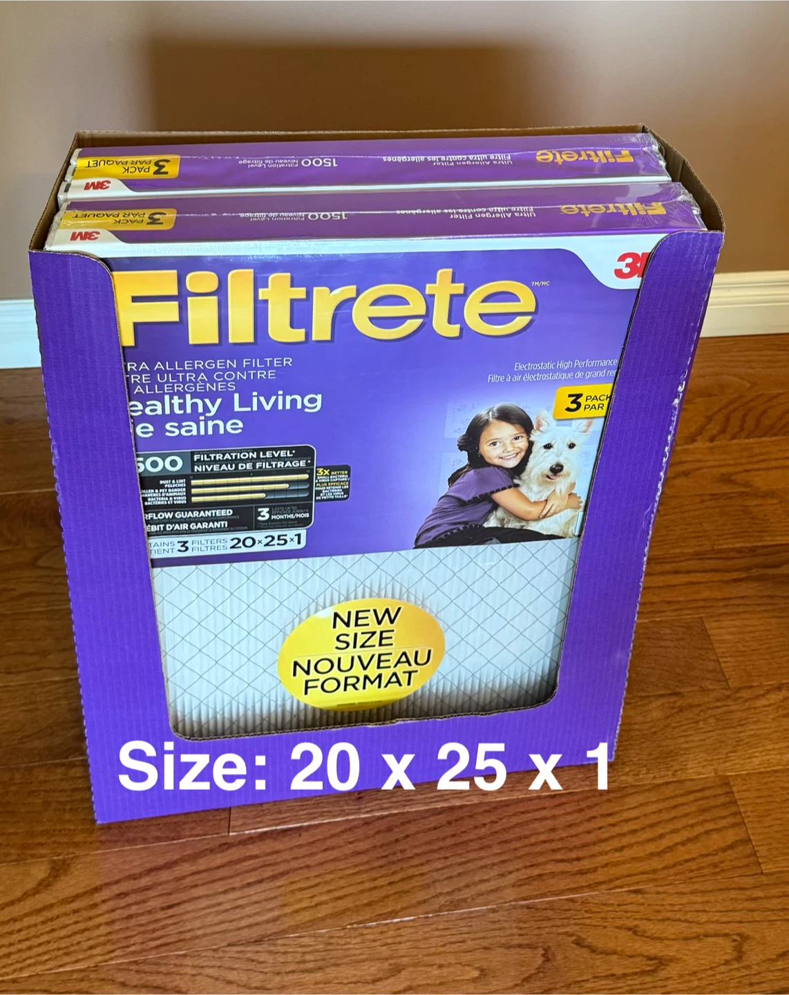 NEW: Factory Sealed “Filtrete” 20x25x1  Filters - photo 3