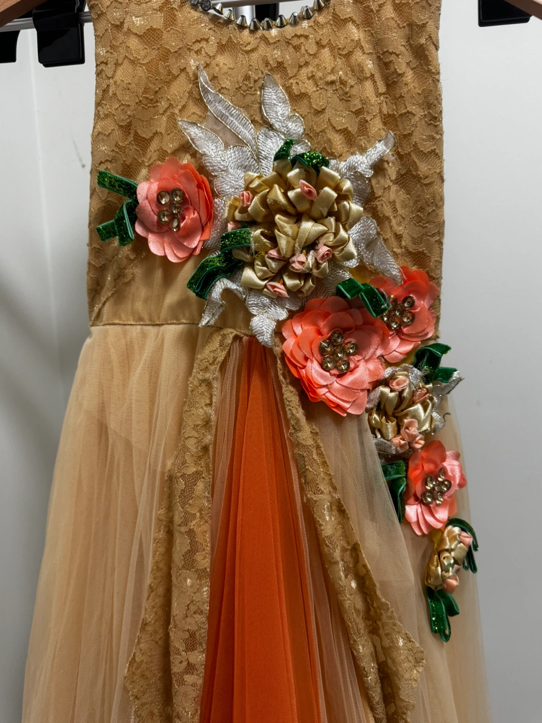 Girls Embellished Tulle Dress - photo 4