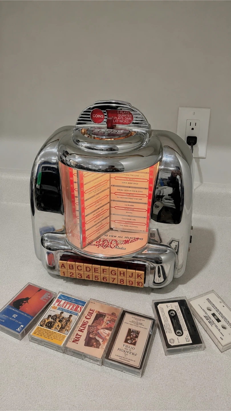 1950’s vintage collections with vintage cassettes