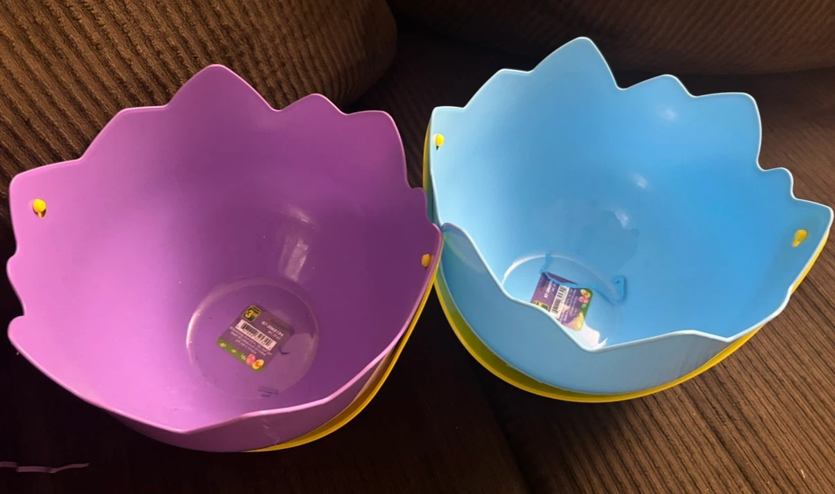 Easter Egg Buckets (2) - Purple & Blue - photo 2