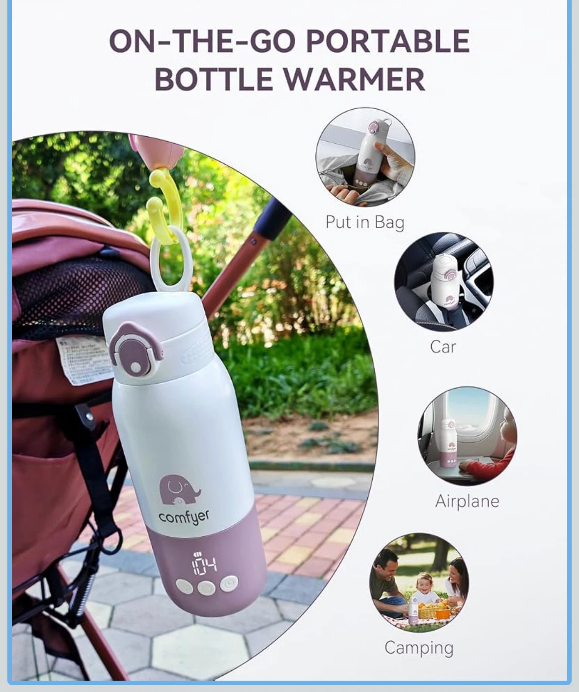Comfyer Portable Bottle Warmer - photo 3