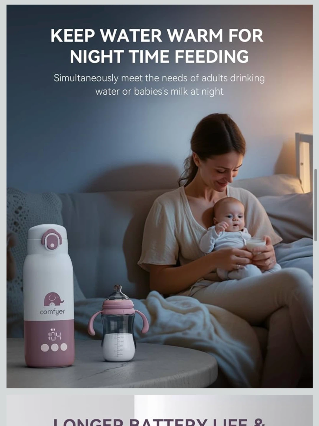 Comfyer Portable Bottle Warmer - photo 5