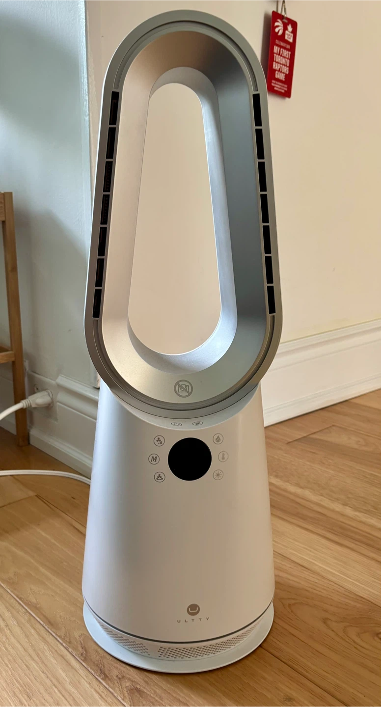 Bladeless Hot & Cold Fan Heater – Remote Control