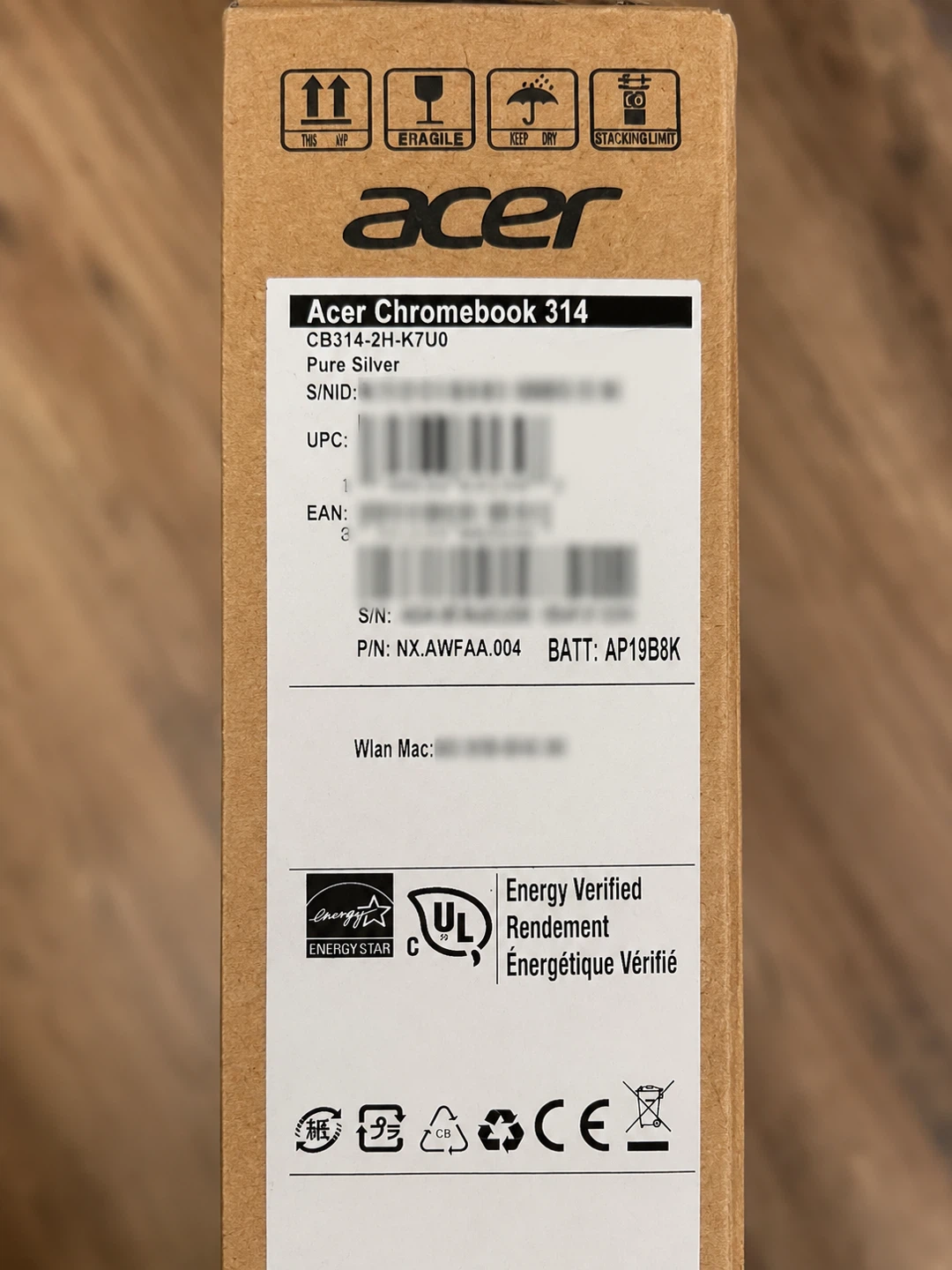 Acer Chromebook 314 CB314-2H-K7ND Pure Silver - photo 3