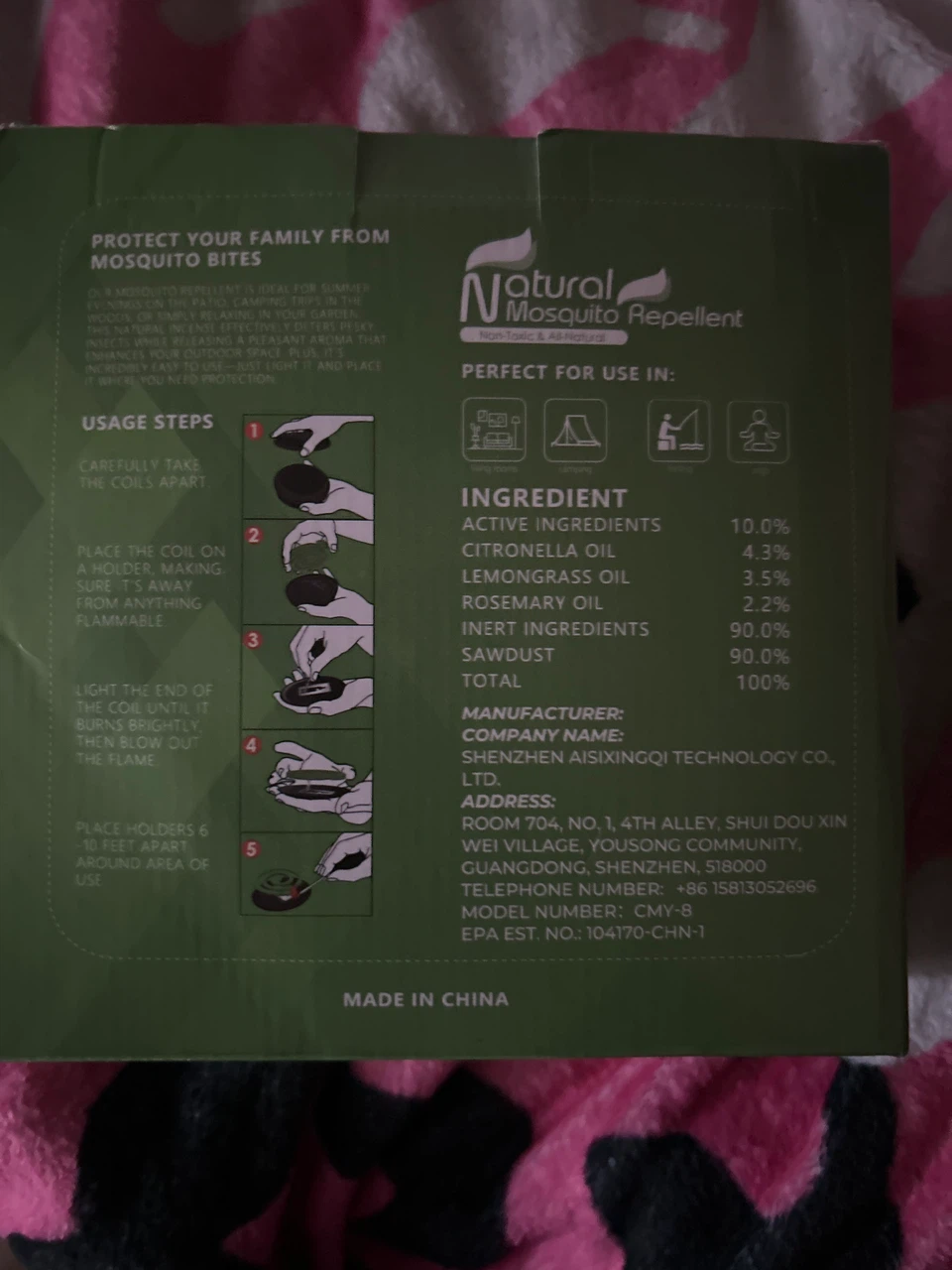 Natural Mosquito Repellent Coils - Non-Toxic & All-Natural - photo 2