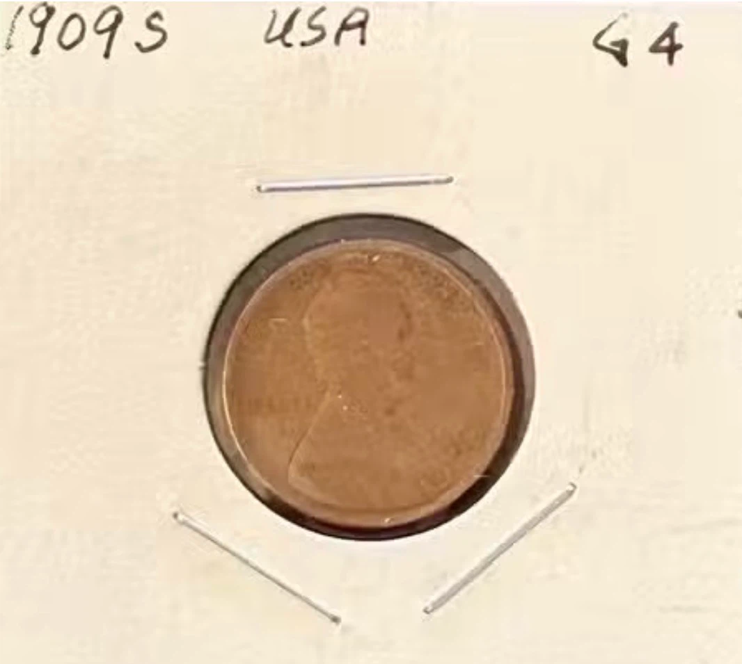 1909 S USA Lincoln Wheat Penny