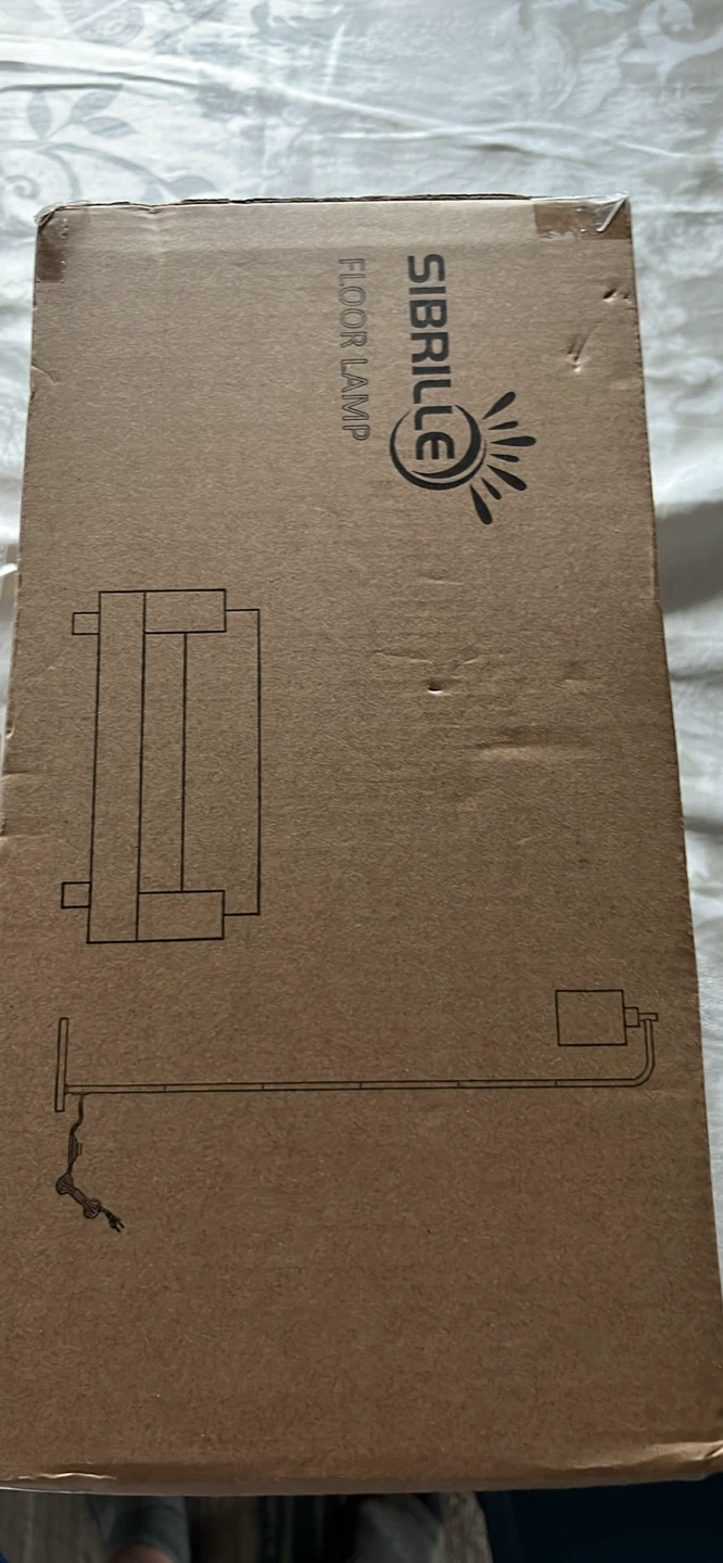 SIBRILLE Floor Lamp Remote Control & 3 Color Temps - photo 5