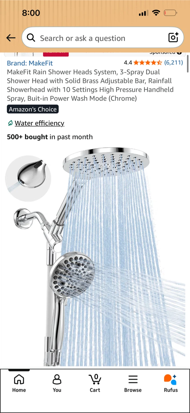 MakeFit Rain Shower Heads System - photo 3