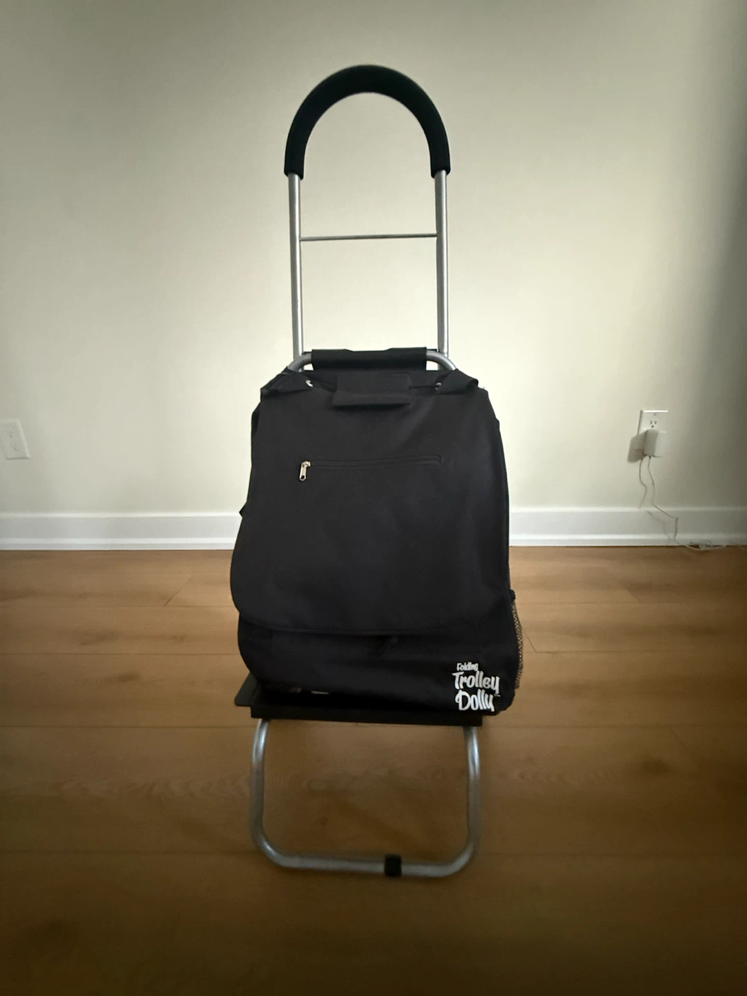 Trolley Dolly Black Shopping Grocery Foldable Cart - photo 2