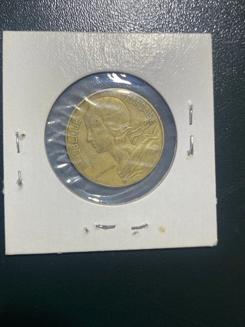 1962 France 20 Centimes Coin - photo 2