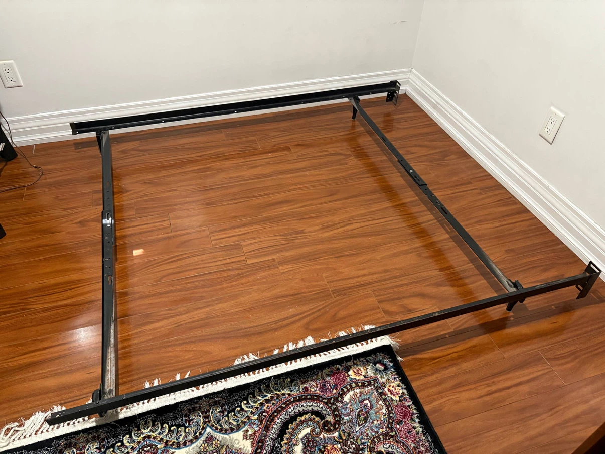 Metal Bed Frame with Box Spring