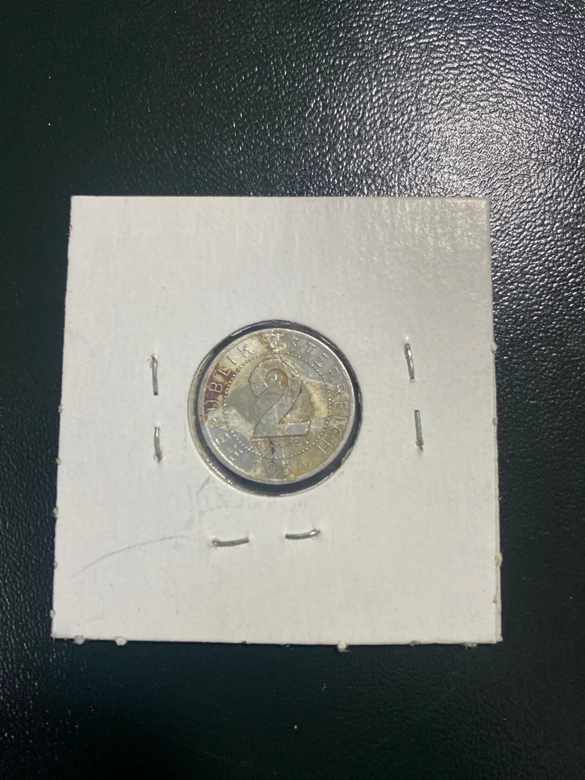Austria 2 Schilling Coin 1954 - photo 2