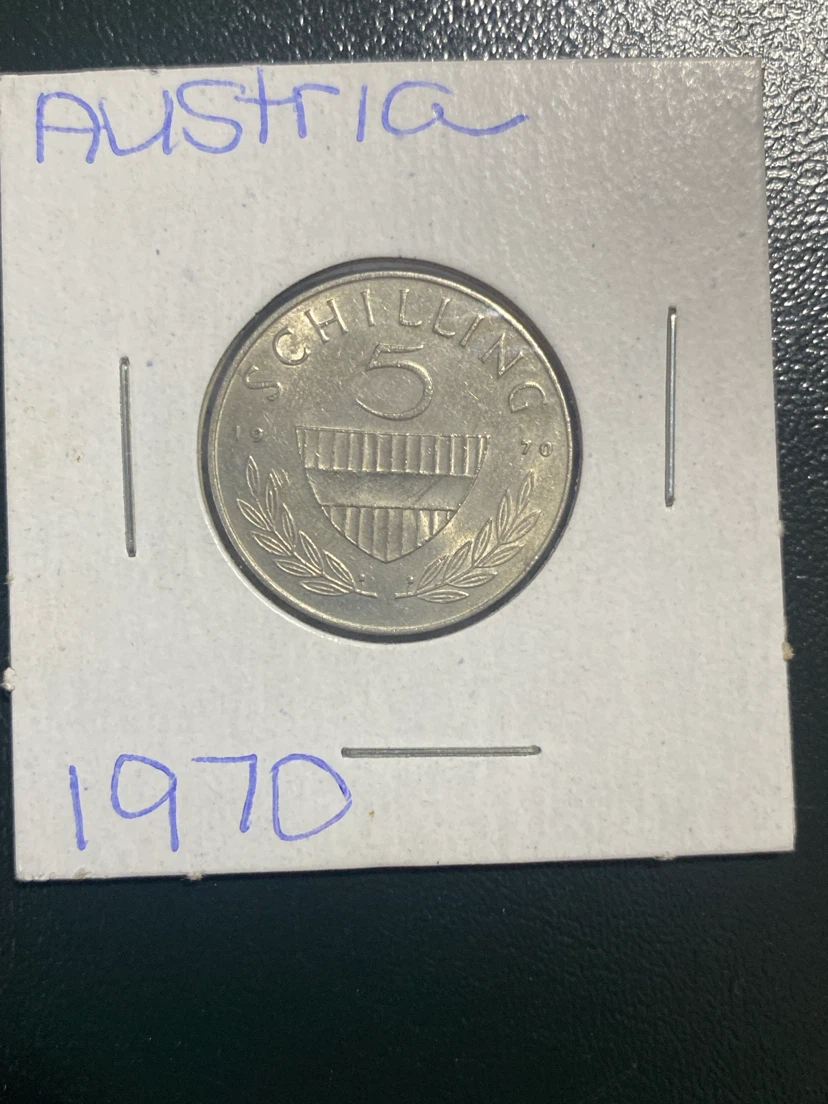 1970 Austria 5 Schilling Coin - photo 2