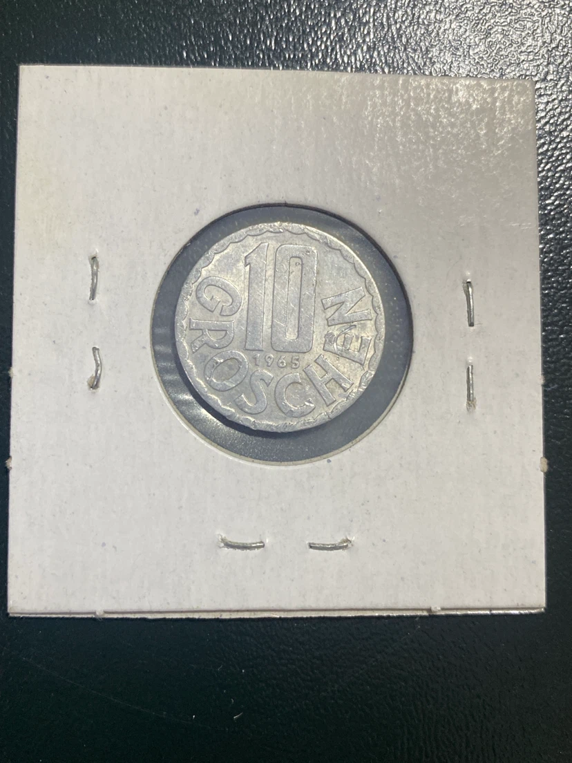 Austria 10 Groschen Coin 1965 - photo 2