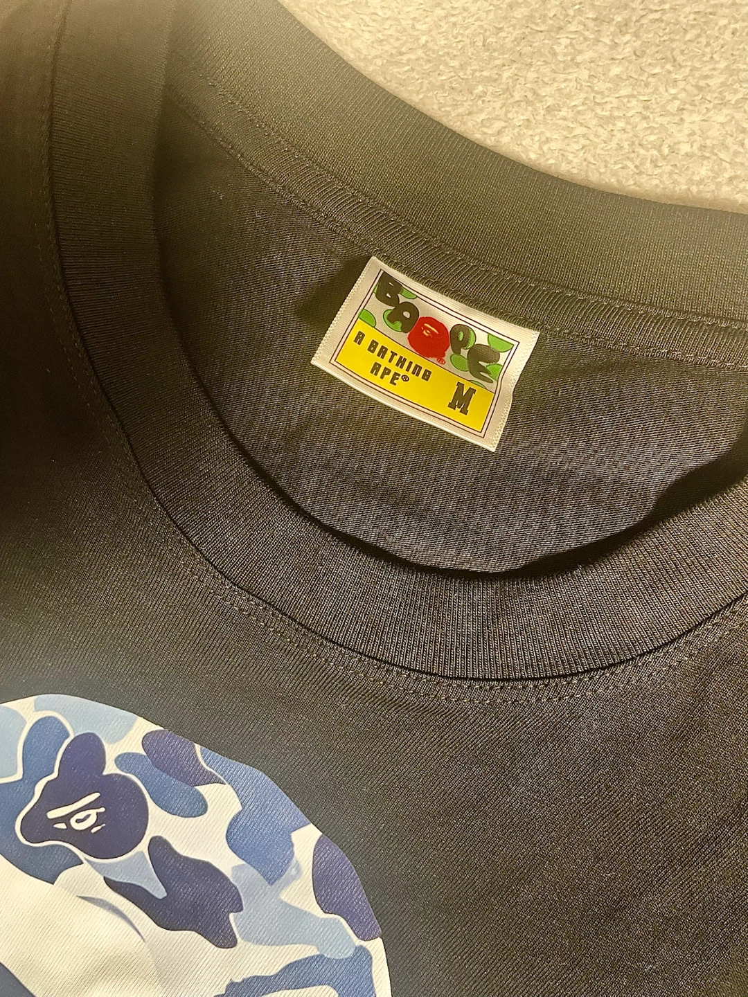 Black and Blue Bape Shirt - Medium sized - photo 3