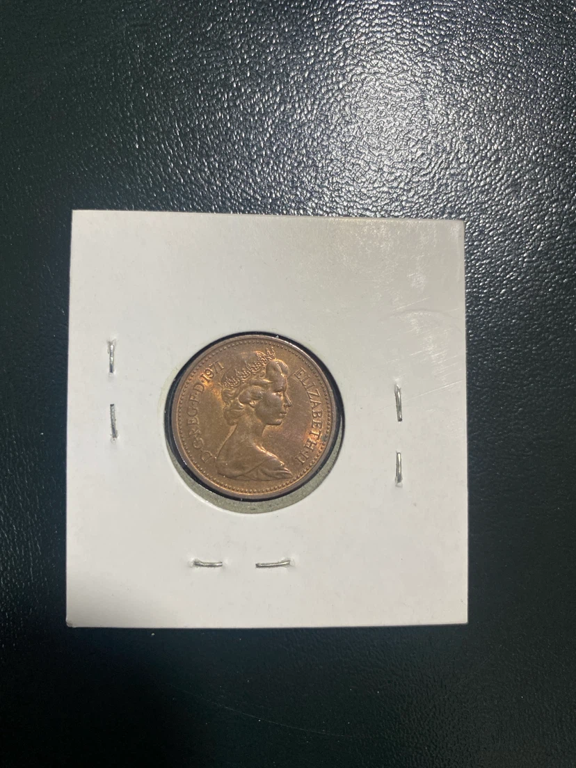1971 England Penny Coin - photo 2