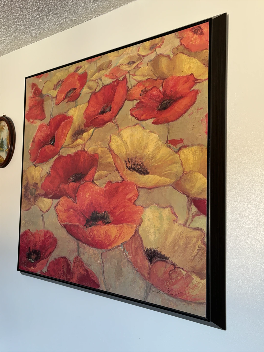Large Poppy Crescendo Art Print 38”x38”