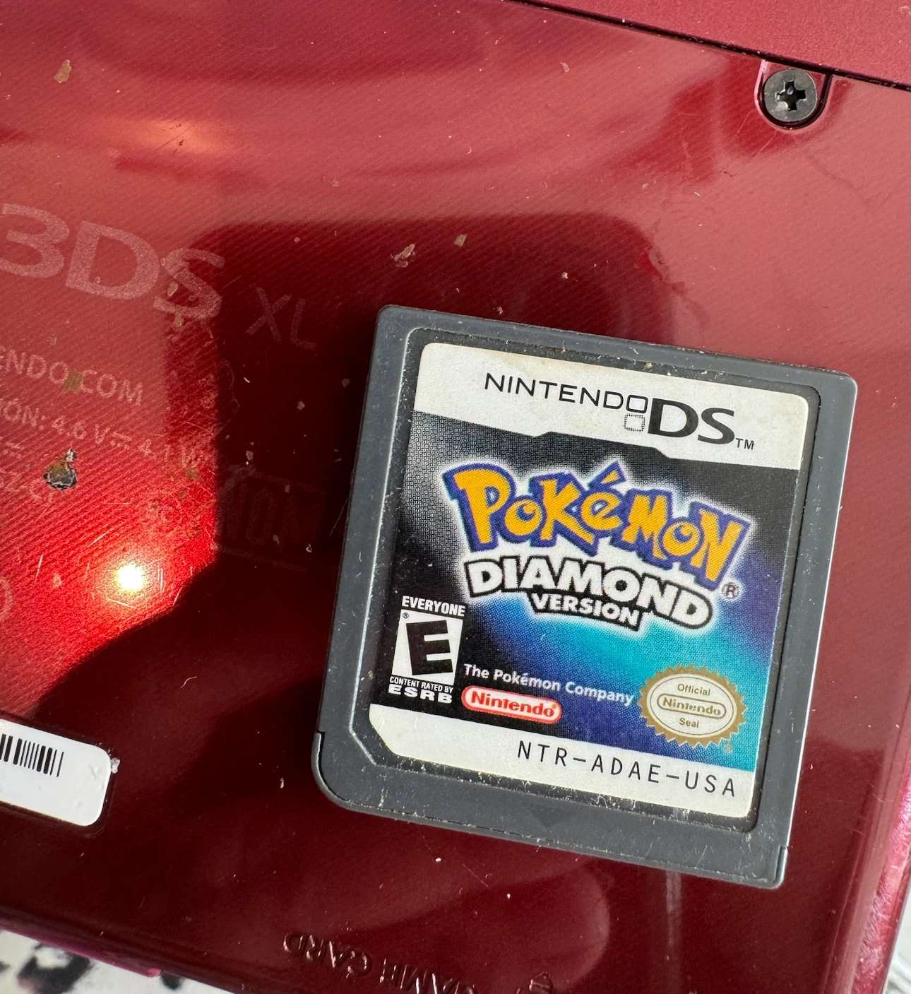 Nintendo DS Pokemon Diamond Version Game Cartridge