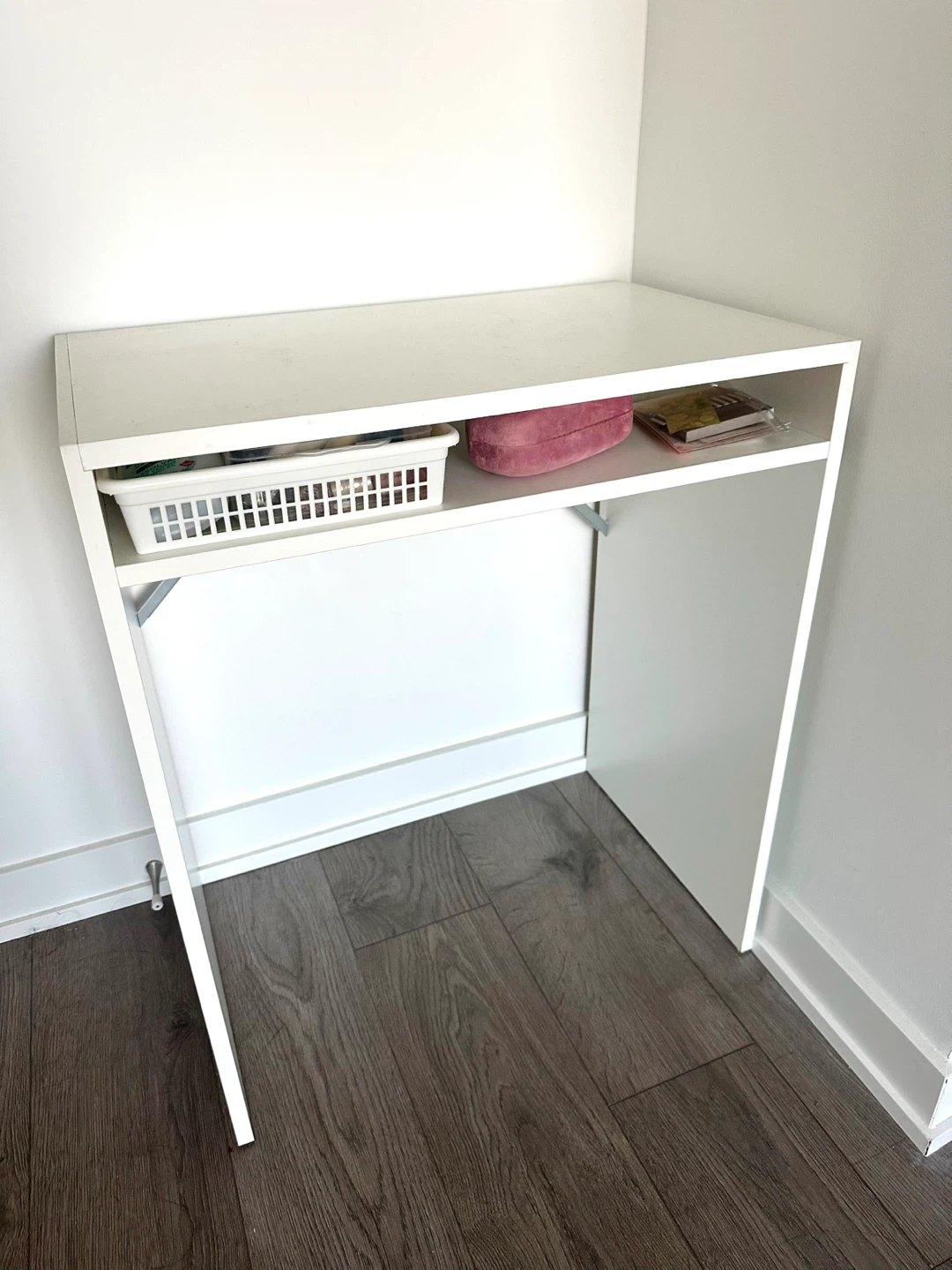 IKEA TORALD White Desk with Shelf