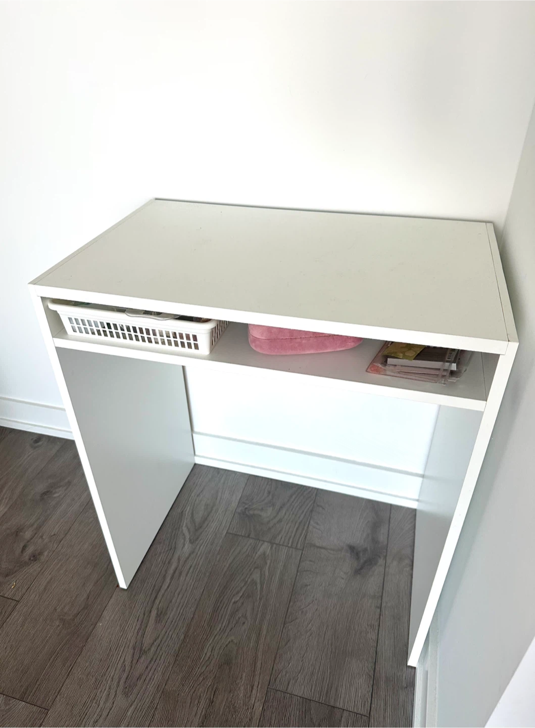 IKEA TORALD White Desk with Shelf - photo 3
