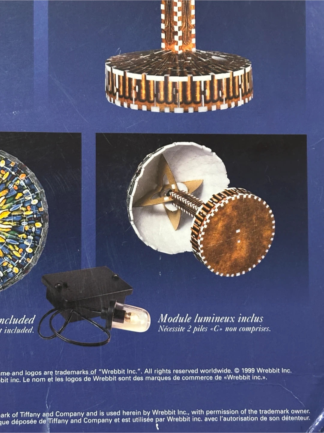 Puzz-3D Tiffany Lamp Puzzle - lights up! - photo 3