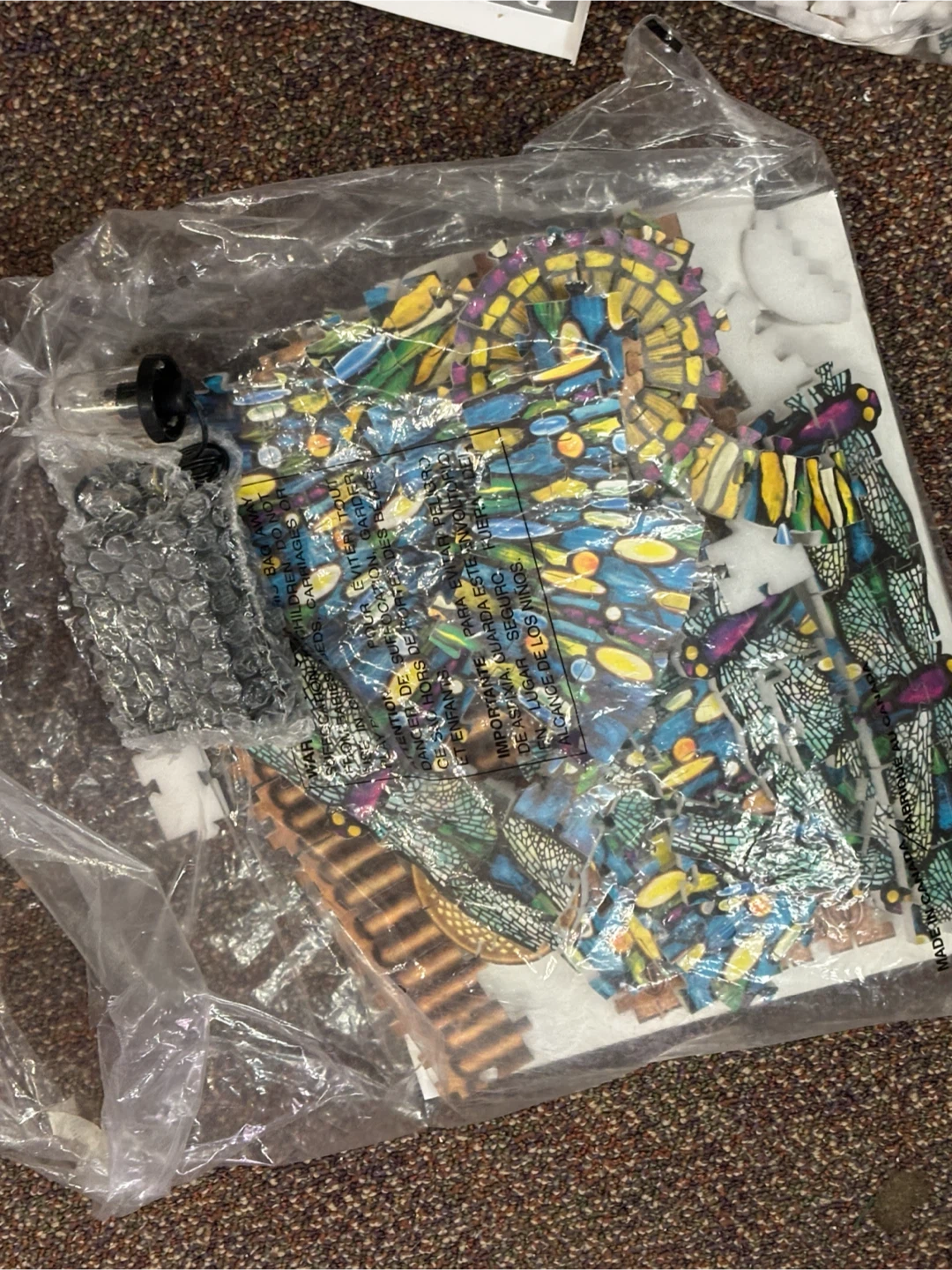 Puzz-3D Tiffany Lamp Puzzle - lights up! - photo 5