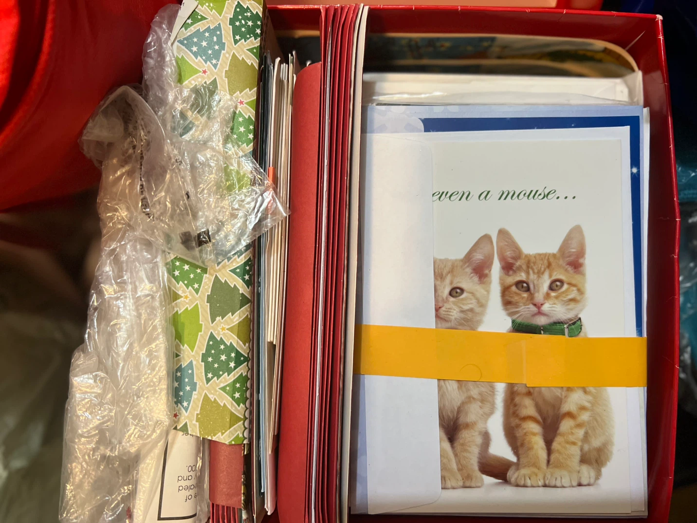 Various Christmas cards-2 for $5