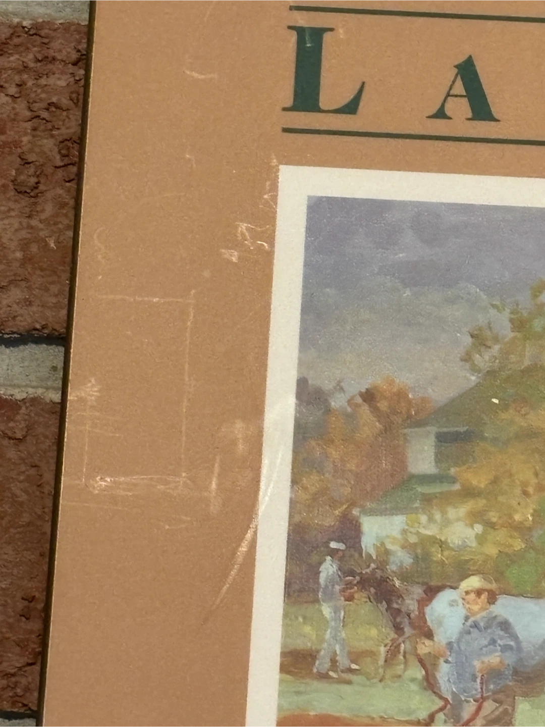 Vintage Paris Fair Poster Plaque - signed by the artist - photo 4