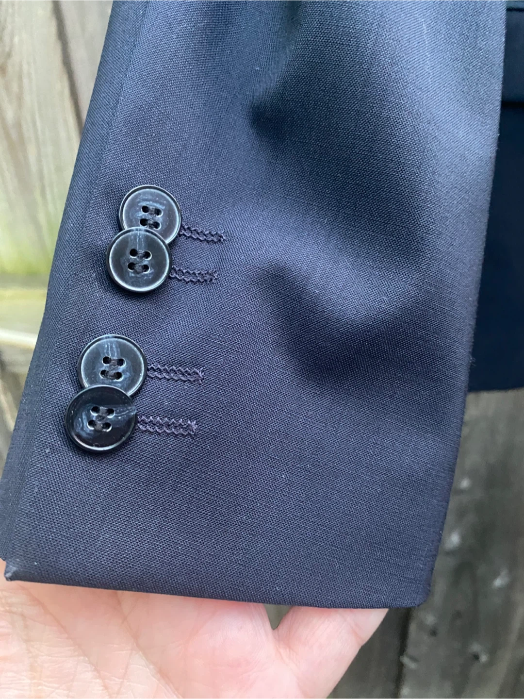 HUGO Men's Navy Blazer, Size 36R Extra Slim Fit - photo 5