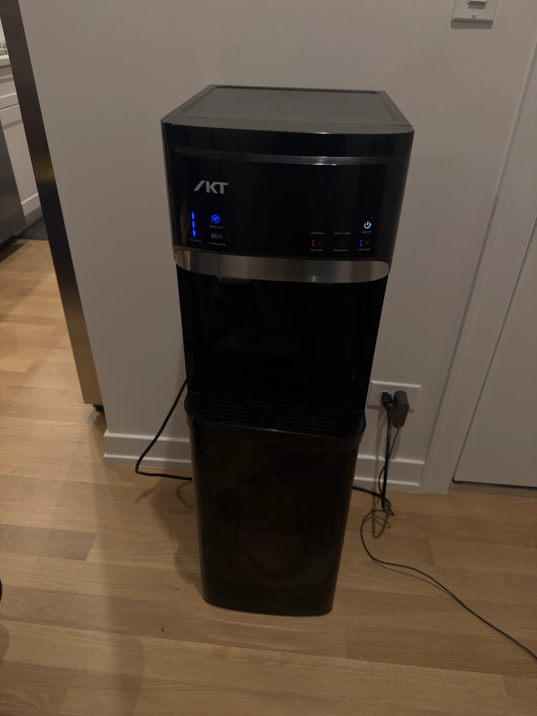 Hot and Cold Water Dispenser with Ice Maker Machine
