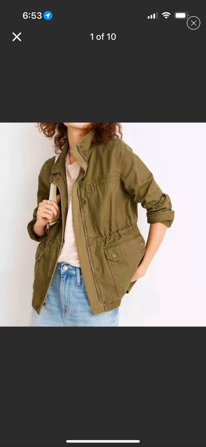 Hinge Army Green Utility Jacket
