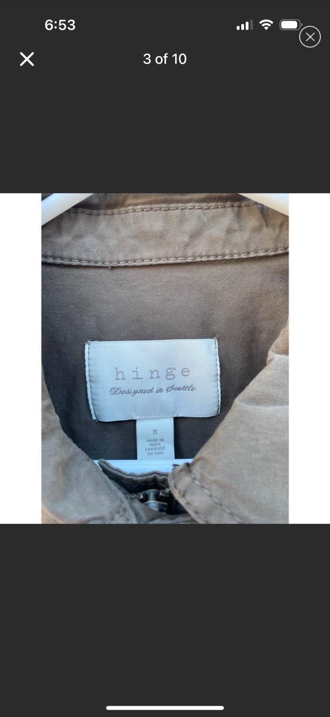 Hinge Army Green Utility Jacket - photo 3