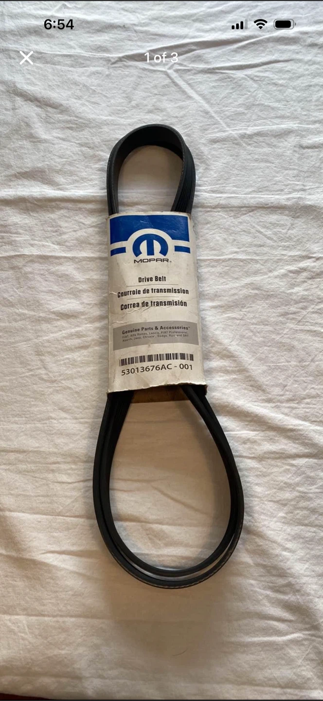 Genuine Mopar serpentine drive belt 5.7
