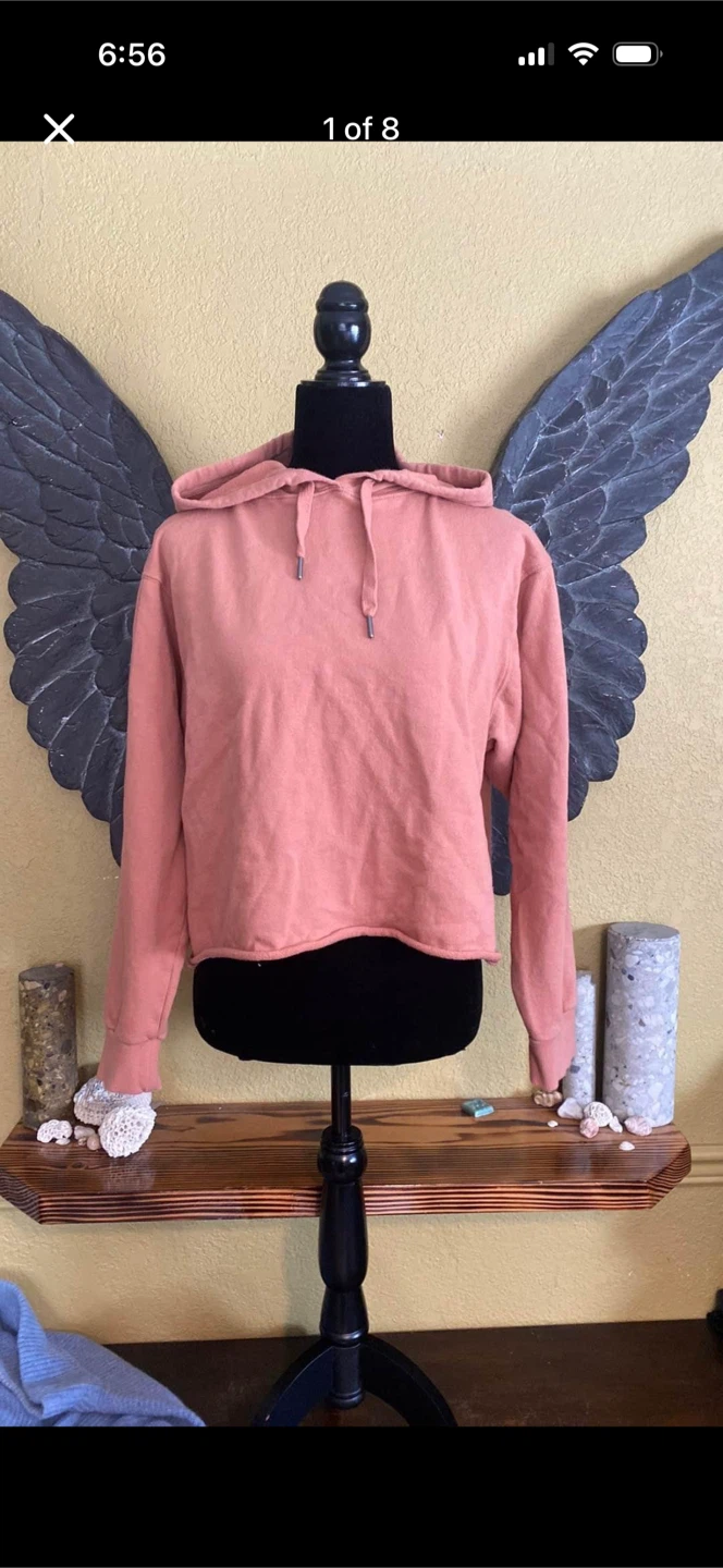 Z Supply Oversized Cropped Hoodie