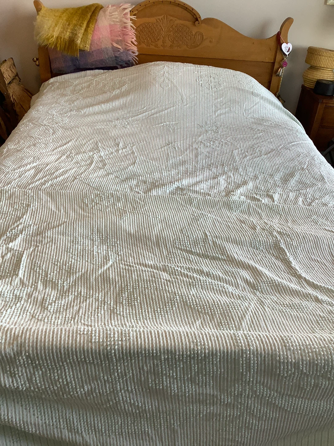 Vt MCM “Golden Venus” Tufted Candlewick Bedspread/Coverlet 🐞 - photo 3