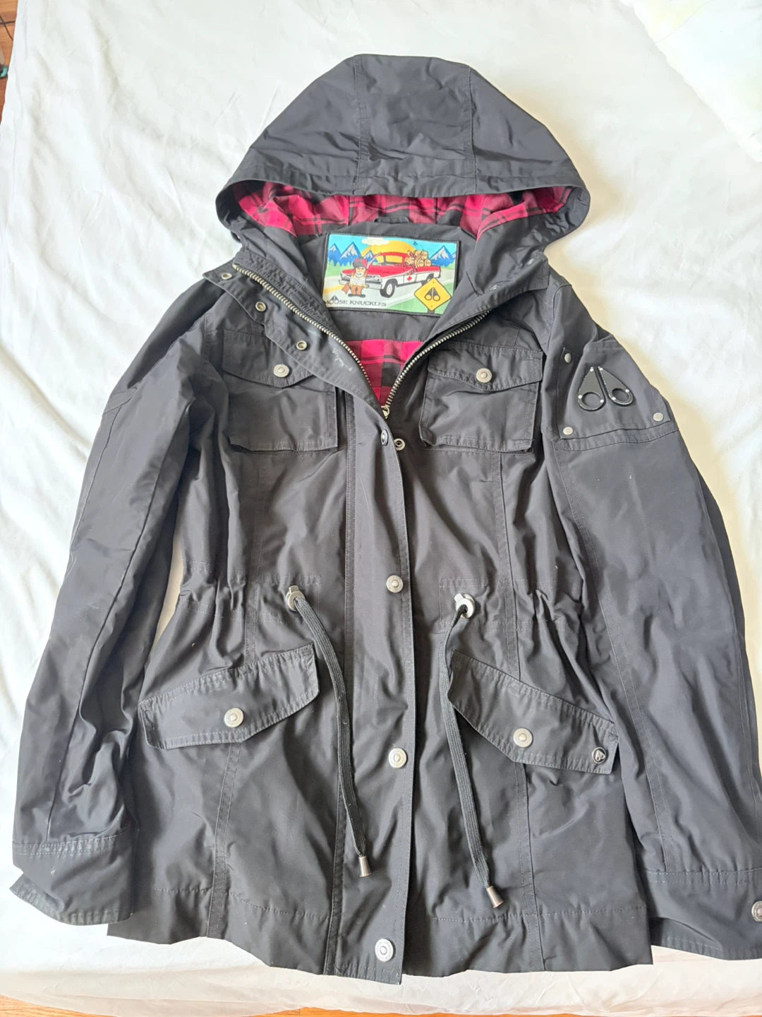 Moose Knuckles Black Spring Jacket