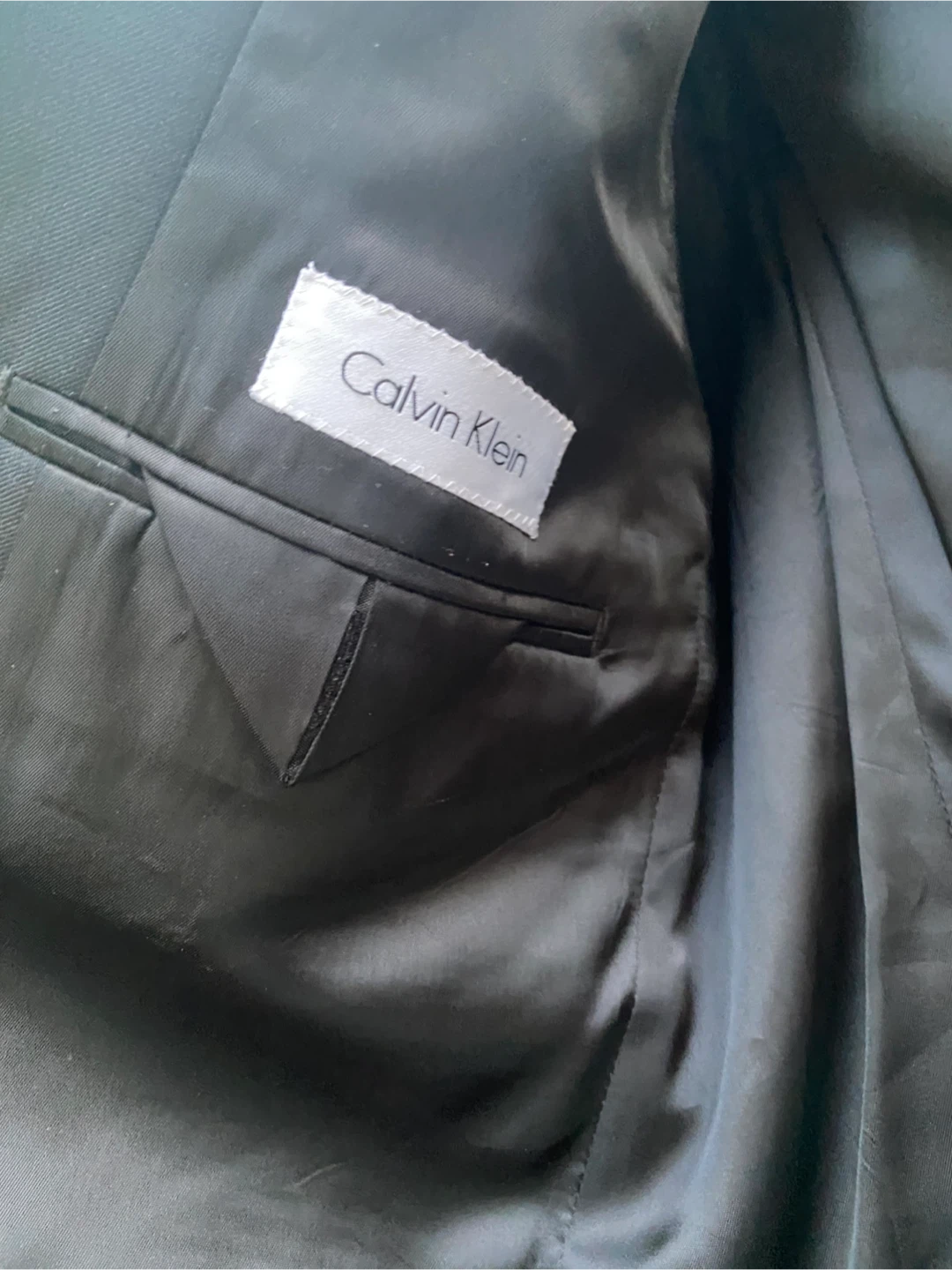 Calvin Klein Men's Black Wool Blazer, 36R - photo 2