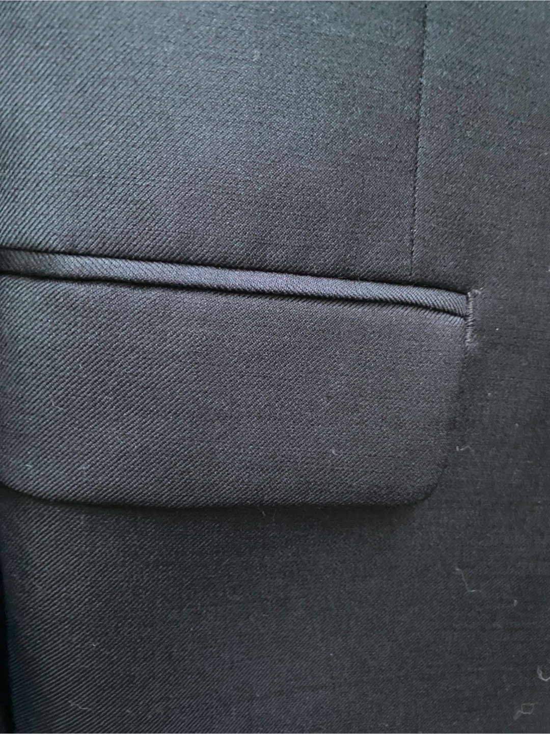Calvin Klein Men's Black Wool Blazer, 36R - photo 4