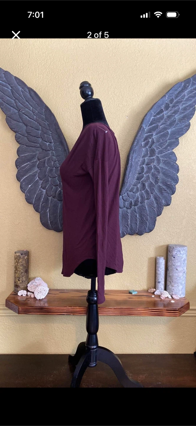 Wilfred Open Back Long-sleeve Shirt - photo 2