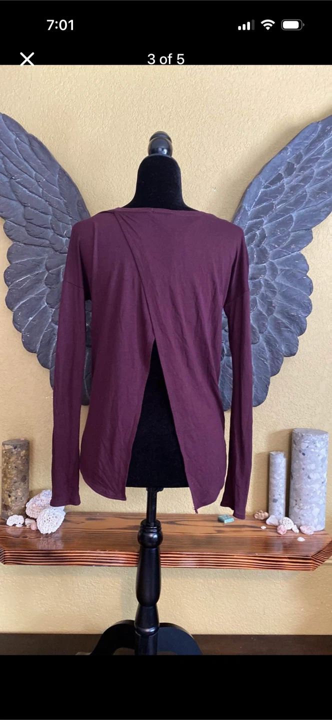 Wilfred Open Back Long-sleeve Shirt - photo 3