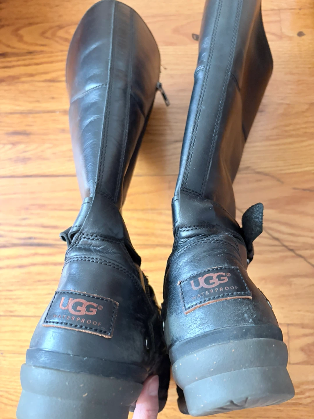 UGG Waterproof Leather Knee-High Boots - photo 2