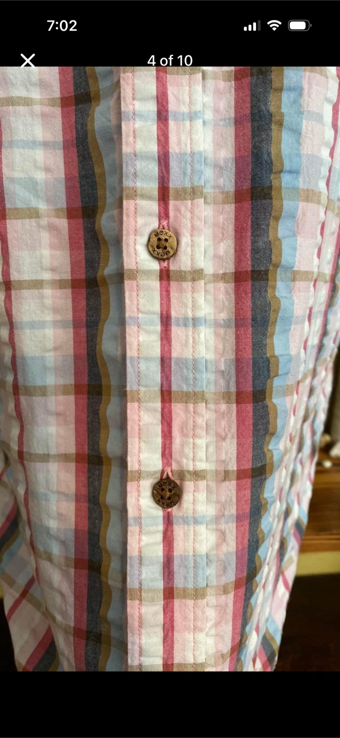 Mexx Button Down Plaid Shirt With Embroidery - photo 5