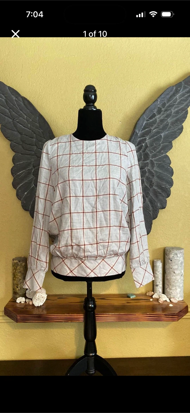 Reitmans Plaid Long sleeve Shirt