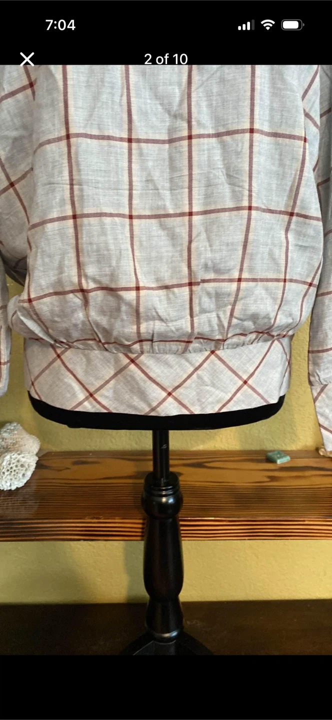 Reitmans Plaid Long sleeve Shirt - photo 2