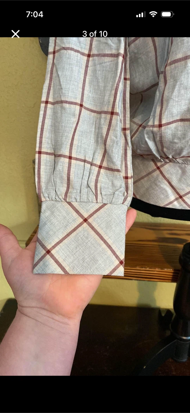 Reitmans Plaid Long sleeve Shirt - photo 3