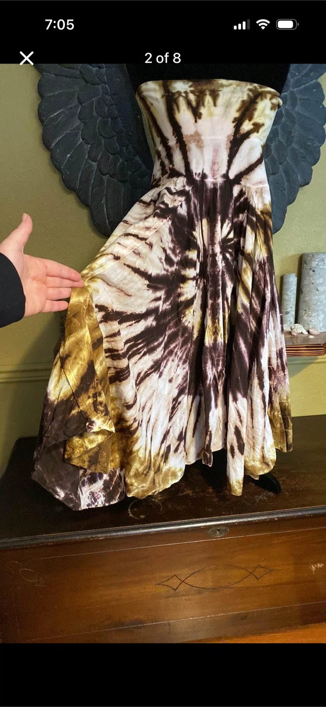 Solitaire Tie Dye Flowy Dress/Skirt - photo 2