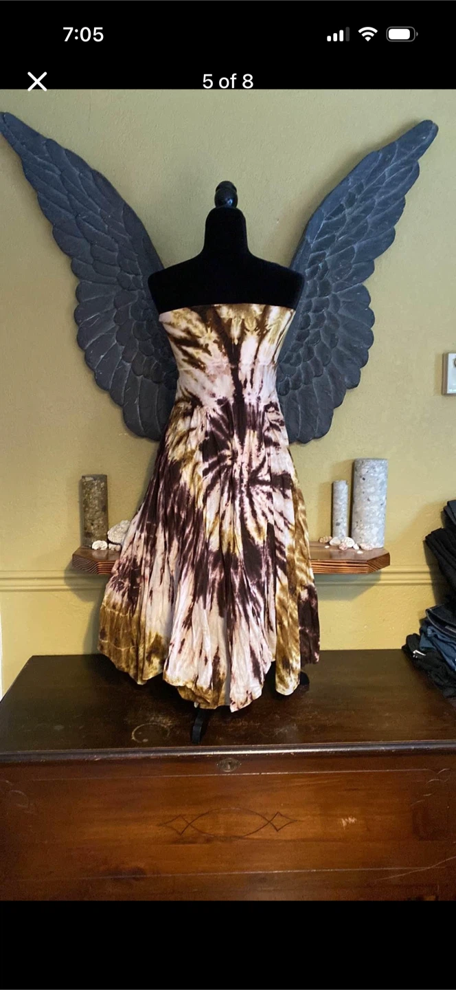 Solitaire Tie Dye Flowy Dress/Skirt - photo 5
